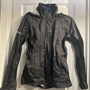NWT Marmot PreClip waterproof Rain jacket, women’s small, black